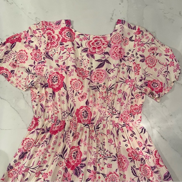 🎉HOST PICK🎉 SHEIN pink floral print mini dress - Picture 10 of 13